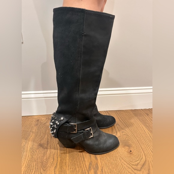 Naughty Monkey rhinestone and spiked boots - Picture 6 of 8